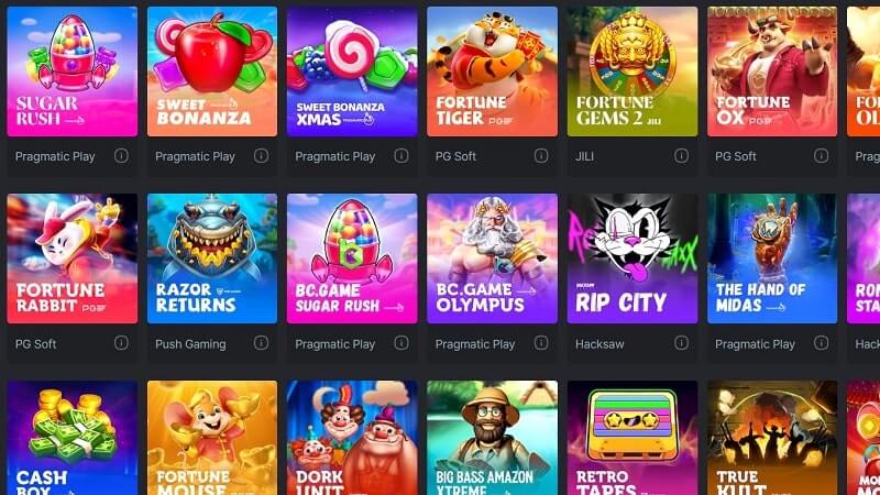 استخدام المكافأة على BC.Game